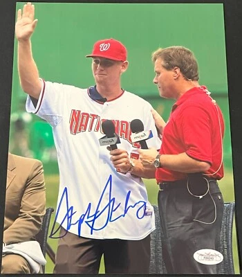 Stephen Strasburg Washington Nationals Signed 8x10 Photo JSA Authenticated - Image 1 of 3