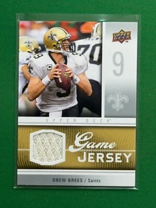 2009 Upper Deck Football Game Jersey #GJ-DB Drew Brees - Picture 1 of 2