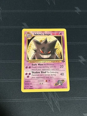 Pokémon TCG Sabrina's Gengar Gym Challenge 29/132 Non-Holo Rare Card - Image 1 of 4