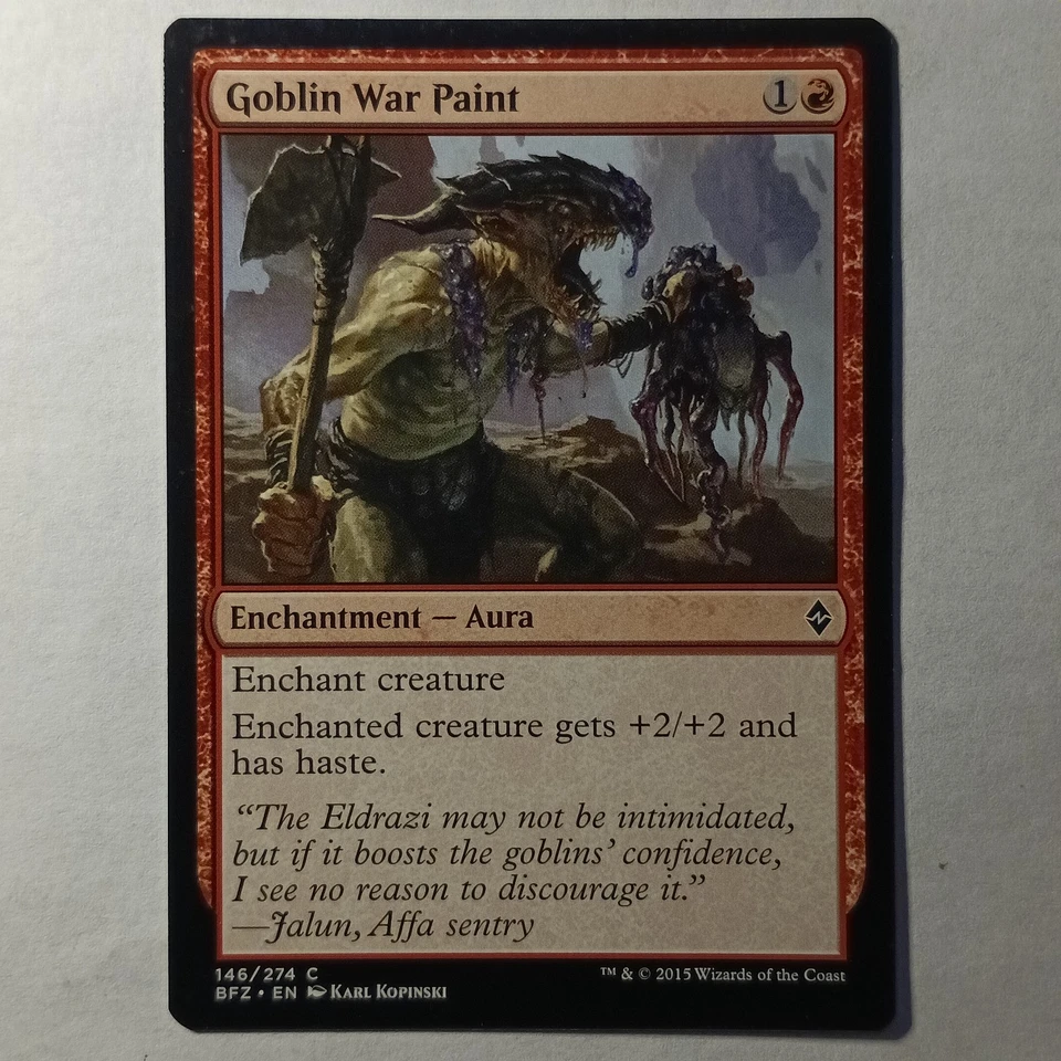 Goblin War Paint Battle for Zendikar Regular - Image 1 of 1