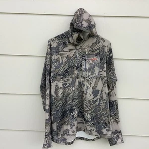 CHAQUETA CON CAPUCHA SITKA GEAR GORE OPTIFADE CAMUFLAJE LIGERA MANGA LARGA 1/2 CREMALLERA XL - Imagen 1 de 10