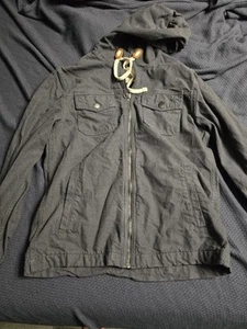 Mutual Weave Denim Hooded Jacket Medium MD - Bild 1 von 12