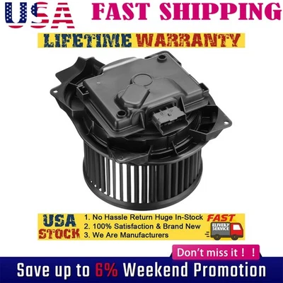 HVAC 加热器鼓风机电机带车轮适用于 Freightliner FL50 Coronado 沃尔沃 VNL VNM S — 第 1/4 张图片