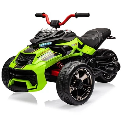 12V Kids Ride On ATV, Motorcycle, 3 Wheeler Electric Vehicle for Kids 3-8 Tod... - Image 1 of 4