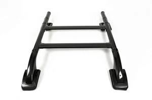 FOR MITSHUBISHI TRITON L200 ROOF RACK CROSS BARS SET SHARK STYLE 2006-15 BLACK - Picture 1 of 7