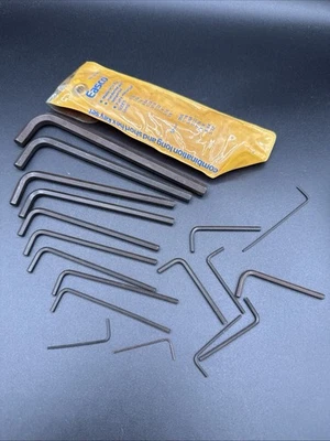 Easco short and long hex key set Allen Wrench Made in the USA 92-405 - Image 1 of 4