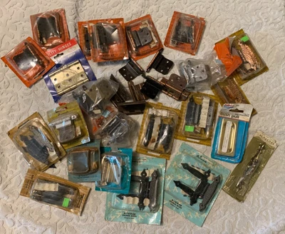 AMEROCK оборудование петли смешанный лот винтажный латуни меди бронзы шкафы 24 + шт. - Изображение 1 из 4