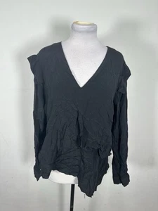 Nicole Miller Women’s Black Color Long Sleeve Top Size XL - Picture 1 of 7