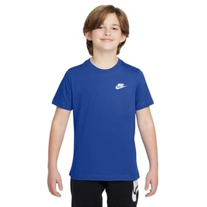 Youth Nike Sportswear Club Classic Futura T-Shirt Sz L NWT - Picture 1 of 4