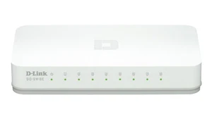D-Link GO-SW-8E 8-Port Fast Ethernet Easy Desktop Switch - Picture 1 of 10