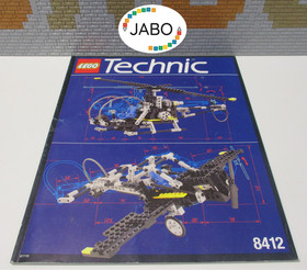 (OK O2/12) Lego Building Instructions Technic 8412 Nighthawk
