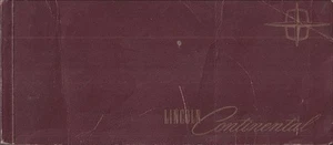 1966 Lincoln Continental Owner Manual Original Operator User Guide Book Handbook - Picture 1 of 5