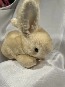Vintage weißer Hase Kaninchen Stofftier - Bild 1 von 3
