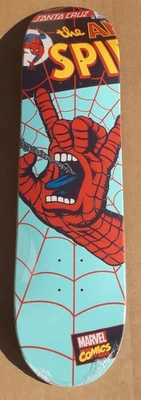 SANTA CRUZ X MARVEL "SPIDERMAN SCREAMING HAND" TABLA DE SKATE RARA Foto 1 de 4