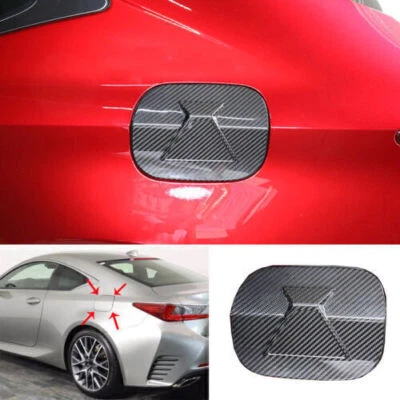 Tapa del tanque de combustible de fibra de carbono para Lexus RC 300/350/F/200t 2015~2021 Foto 1 de 4