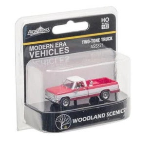Woodland Scenics AS5371 HO Scale Two-Tone Truck - Red / White Pick Up - Bild 1 von 3
