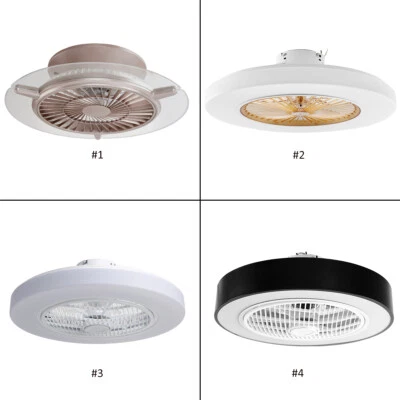 4Type LED Ceiling Fan Light  APP+Remote Control Bedroom Flunshmount Ceiling Lamp - Image 1 of 4