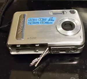 Polaroid A520 Silver 2" TFT LCD 5.0MP 4X Digital Zoom Camera - For Parts Only - Picture 1 of 6
