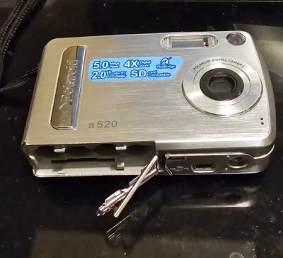 Polaroid A520 Silver 2" TFT LCD 5.0MP 4X Digital Zoom Camera - For Parts Only - Image 1 of 4
