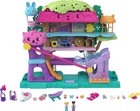 Polly Pocket Doll House with 2 Micro Dolls, Toy Car & 15+ Accessories, Pet Ad...