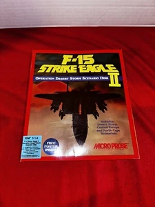 F-15 Strike Eagle II Operation Desert Storm Scenario Disk 5.25" 1991 IBM - Picture 1 of 3