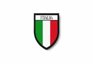 PATCH PATCHES EMBLEM IRON ON GLUE PRINT FLAG world crest italy italia - Bild 1 von 1