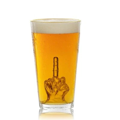 Vasos de pinta – vasos de cerveza de dedo medio – vasos altos para beber Foto 1 de 2