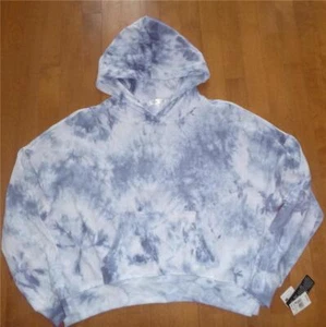 Juniors Ultra Flirt Tie Dye French Terry Cropped Hoodie Sweatshirt L XL 3X NWT - Picture 1 of 3