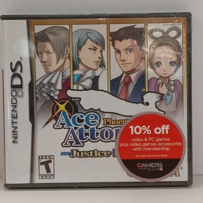 PHOENIX WRIGHT ACE ATTORNEY JUSTICE for AL Nintendo 2006 NS NEW FACTORY SEALED - Image 1 of 4
