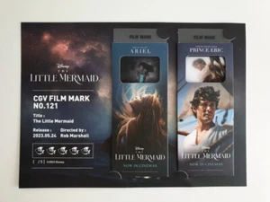 The Little Mermaid Disney Film Korea CGV Original Limited Movie Film Mark Set - Picture 1 of 7