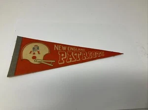 Vintage Pennant Mini Flag New England Patriots Football NFL - Picture 1 of 8
