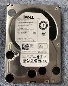 Dell 2G4HM 02G4HM 2TB 7.2K RPM 3Gb/s 3.5" SATA Hard Drive - Picture 1 of 3