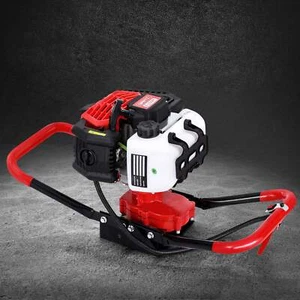 Giantz 65CC Post Hole Digger Motor Only Petrol Engine Red - Picture 1 of 7