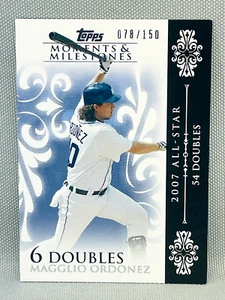 Topps Moments & Milestones 2008 - Magglio Ordonez #27/150 - Tigres - Imagen 1 de 2