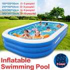 3-Layer Inflatable Swimming Pool Children Kids Adult Family Above-Ground Pools~