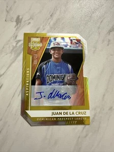 Juan De La Cruz 2021 ELITE EXTRA EDITION Aspirations GOLD AUTO #’d /24 - Picture 1 of 2
