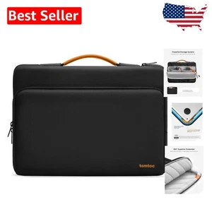 Military-Grade Laptop Carrying Case for Surface Pro 11 & Accessories - Black - Picture 1 of 11