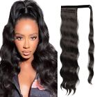 Teruntrue 24 Inches Long Wavy Wrapped Ponytail Extensions Body Wave Curly