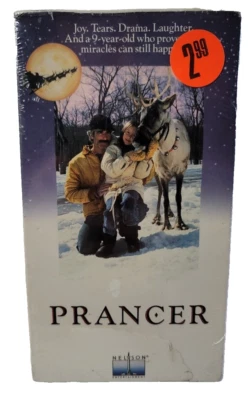 Prancer (1990) VHS Sam Elliot Previously Viewed Sealed - Image 1 of 3