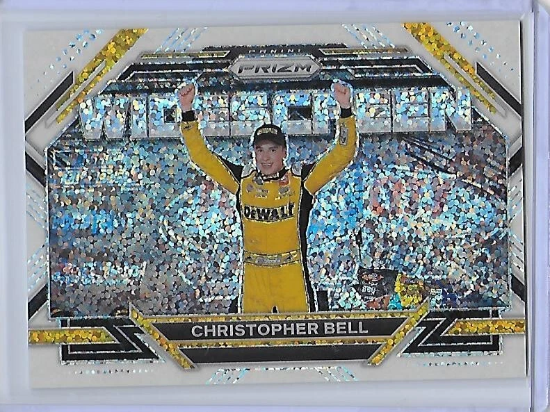 2023 Prizm Racing NASCAR White Sparkle CHRISTOPHER BELL WIDESCREEN #WS10 - Image 1 of 1