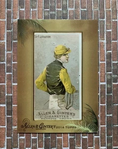 True 1/1 2014 Allen & Ginter Racing Colors Of The World Johnston Framed Original - Picture 1 of 3
