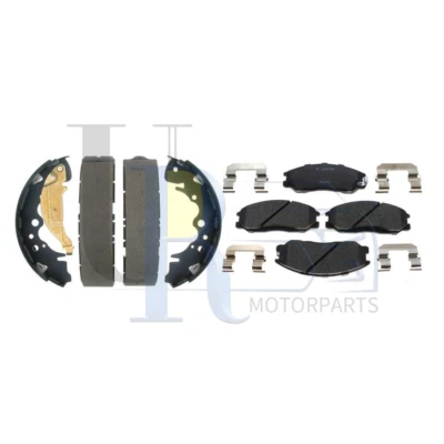 Juego de pastillas de freno delanteras traseras cerámicas Raybestos para Kia Sedona 2002 2003 Foto 1 de 3