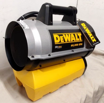 DEWALT 70,000 BTU Cordless Forced Air Propane Heater DXH70CFAV - Image 1 of 4