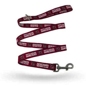 SOUTH CAROLINA GAMECOCKS PET DOG CAT LEASH LEAD SMALL/MEDIUM LARGE/XL - Picture 1 of 1