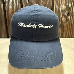 Gorra Manhole Heaven Dad Gorra con Correa Azul Bandera de EE. UU. Algodón Bajo Perfil - Imagen 1 de 12