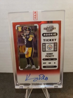 2022 Contenders Optic - Rookie Ticket RPS Autographs Red #127 Kenny Pickett /149 - Image 1 of 3