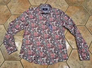 CAMISA PAISLEY HOMBRE DE LOS FABRICANTES DE CAMISAS BESTALL - M - Imagen 1 de 3