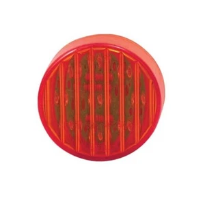 2.5 Inch 13 Diode Red LED Clearance & Marker Light Red Lens - Foto 1 di 3