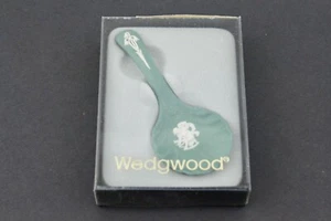 LOVELY WEDGWOOD JASPERWARE CHRISTENING SPOON BLUE - NEW - Picture 1 of 6