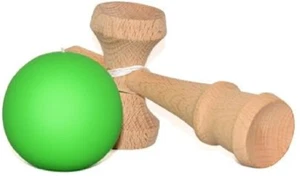 Street Kendama USA compliant construction Rubber coating Matte (matte green),D04 - Bild 1 von 4